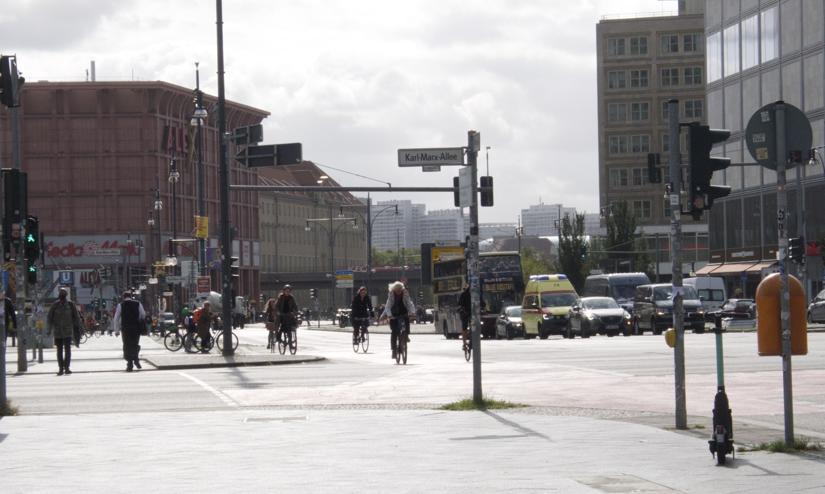 Sunday morning sound walk Berlin Alexanderplatz