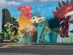 Chickens and cars in the Binckhorst